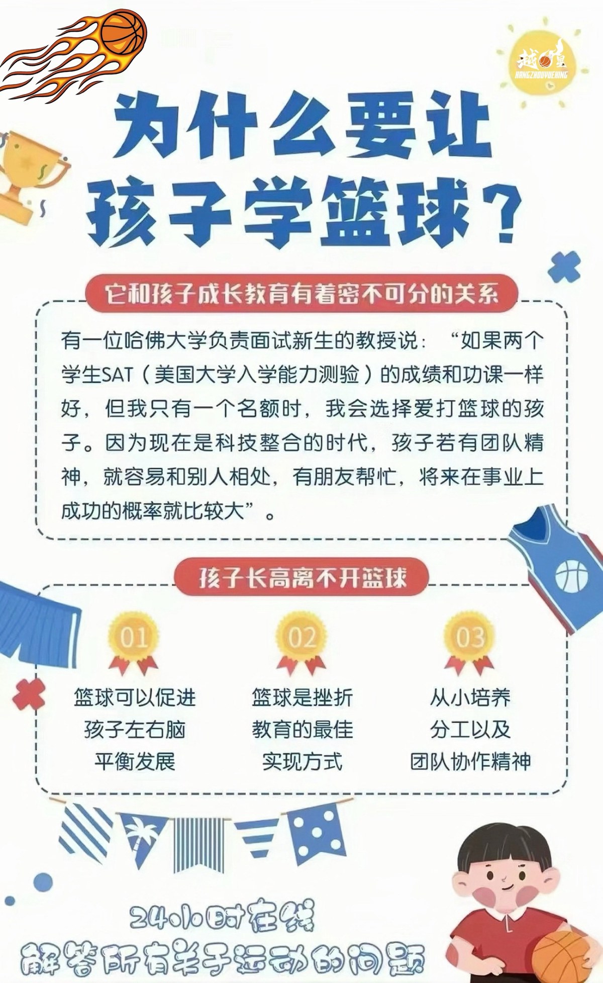 为什么篮球训练对孩子的身心成长至关重要
